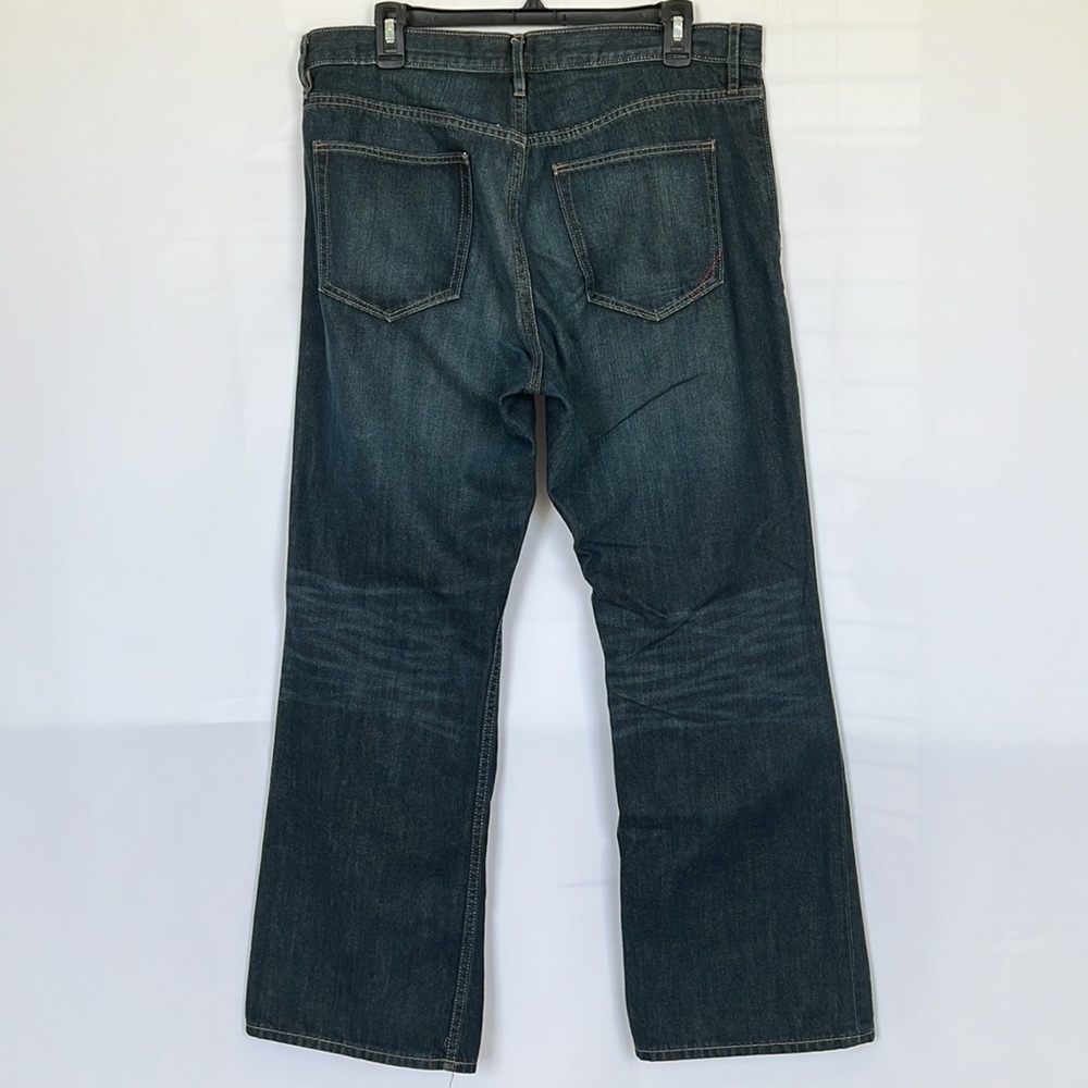 Banana Republic Sz 35/30 Straight Leg Blue Jeans - Picture 3 of 13